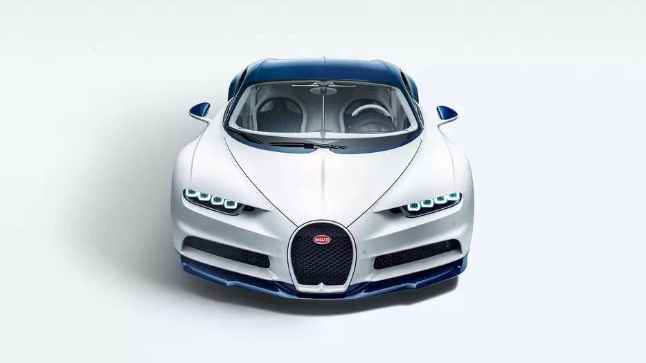รถยนต์ Bugatti Chiron สุดยอดรถไฮเปอร์คาร์