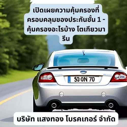 เปิดเผยความคุ้มครองที่ครอบคลุมของประกันชั้น 1 - คุ้มครองอะไรบ้าง โตเกียวมารีนundefined